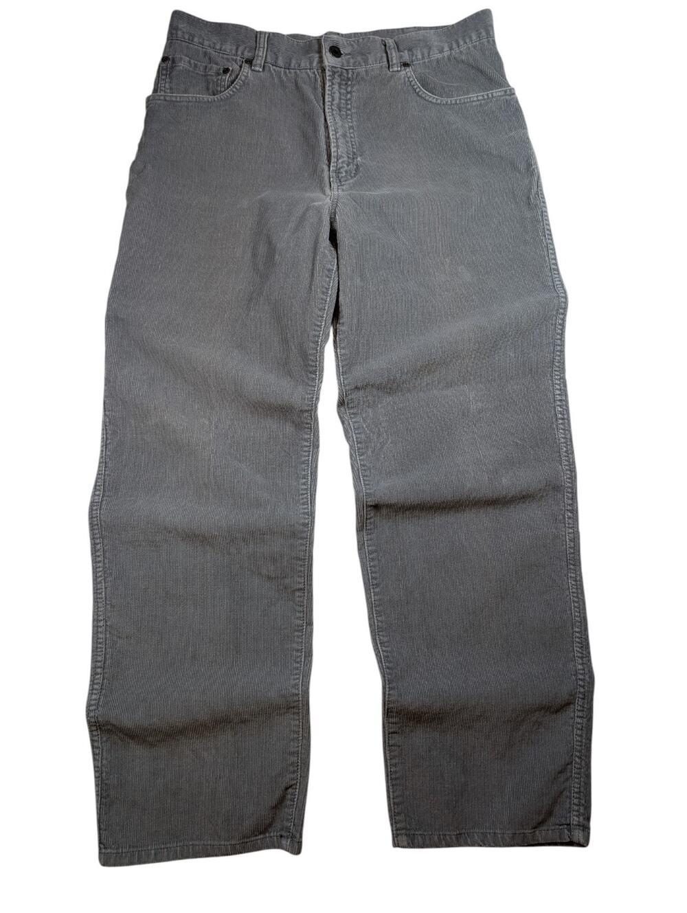 Vintage LL Bean Soft Brushed Corduroy Relaxed Fit Pants Mens 34x30 Y2K Gorpcore
